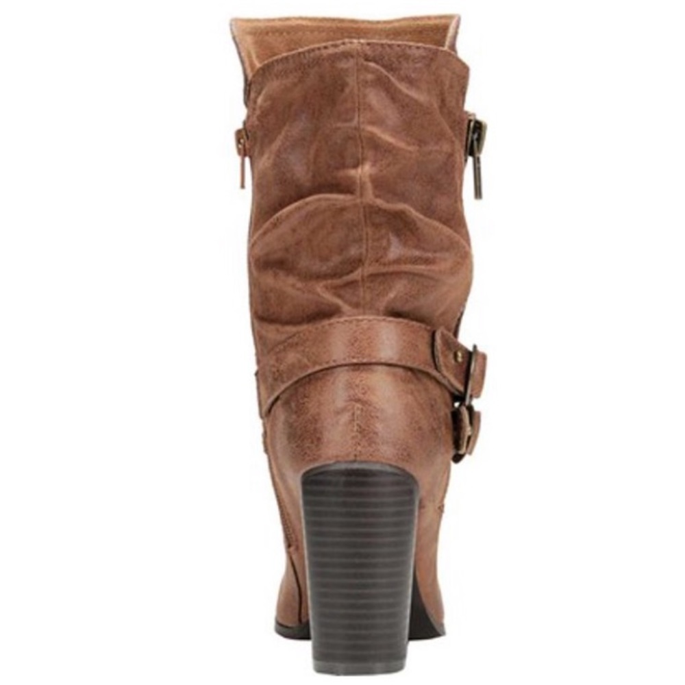 Carlos by Carlos Santana Tan Mid Calf Boot - Picture 5 of 7